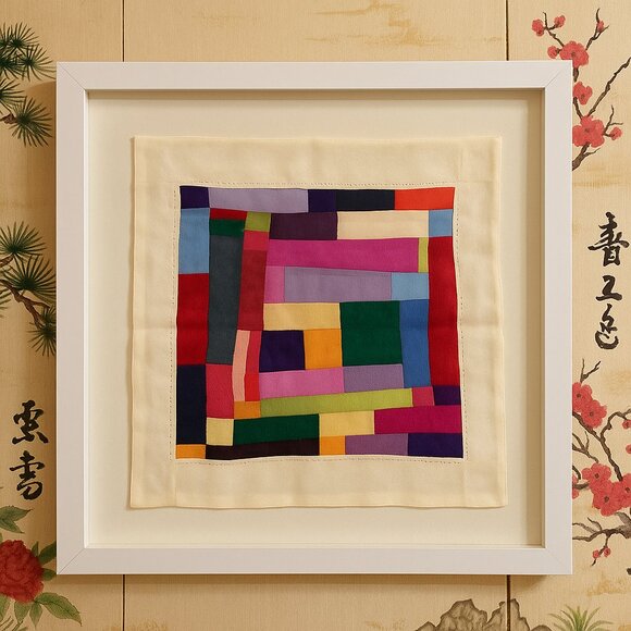 Other - Silk Hand stitched Wall Deco